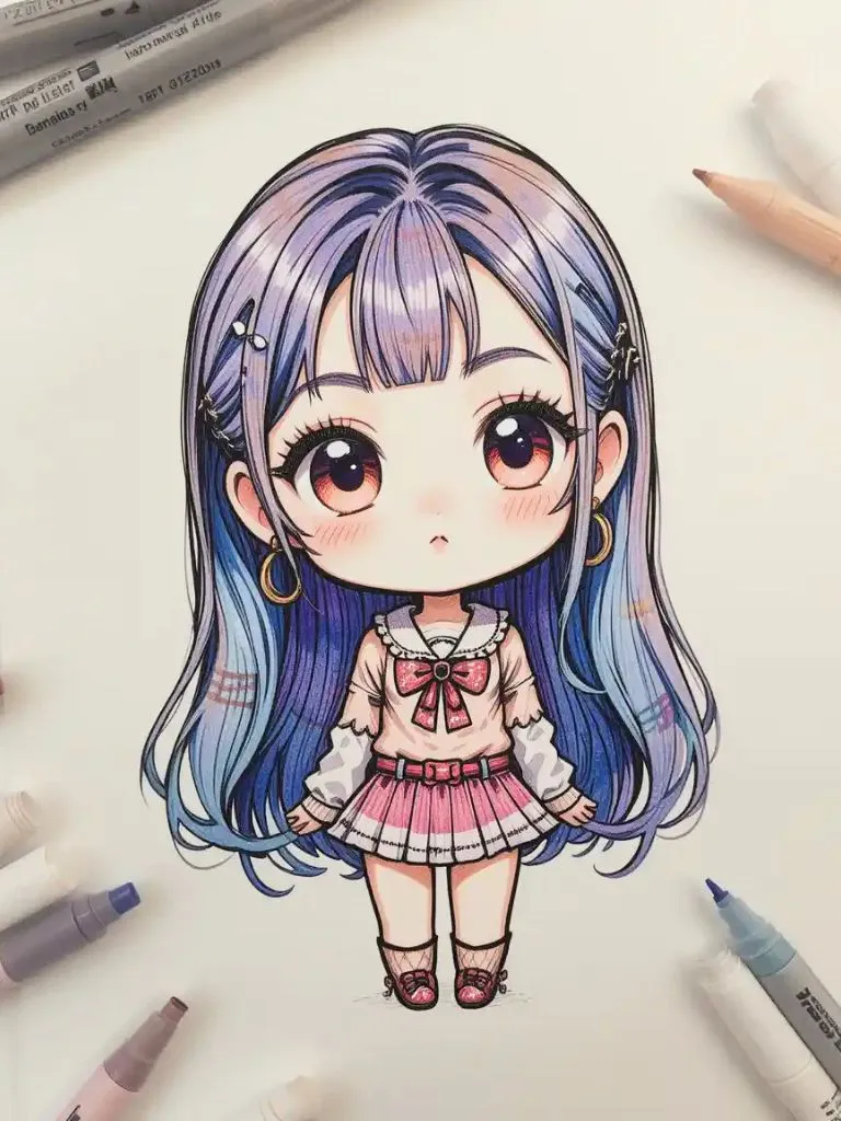 1. Chibi Style Portraits: Tiny Idols, Big Personality