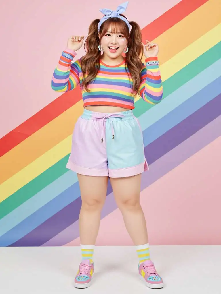 Rainbow Color Outfit