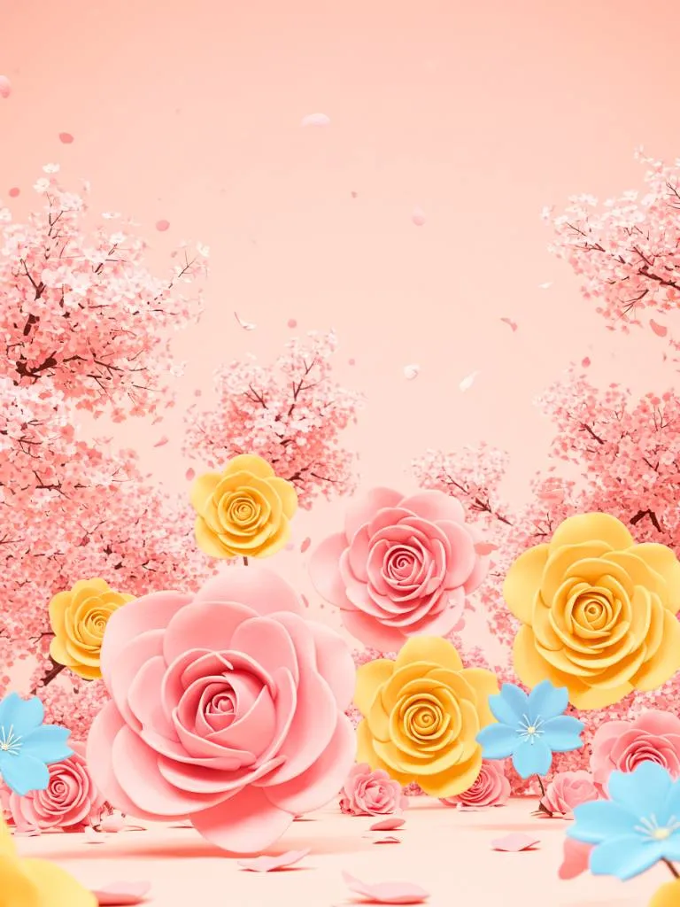 2. Flower Pop-Up Paper Design