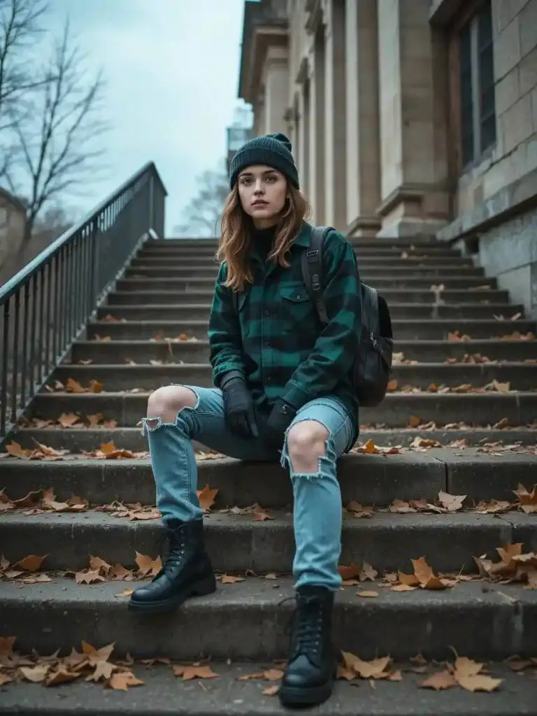 7. Grunge Vibes: Raw and Real