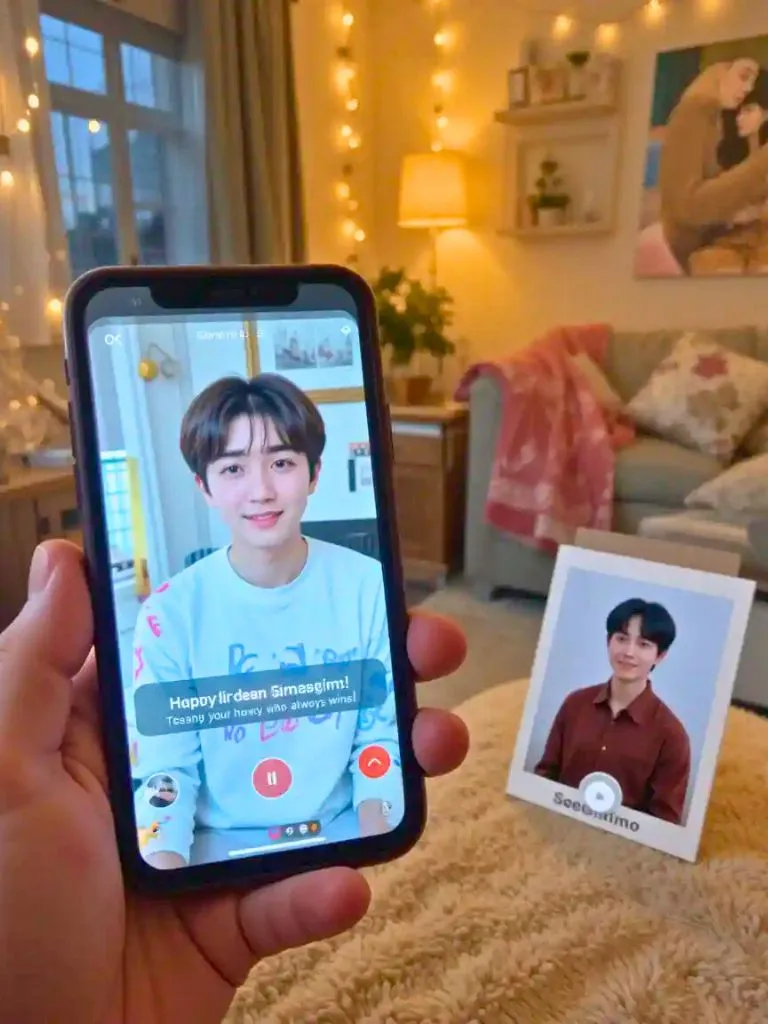 8. Birthday Messages from Other Idols