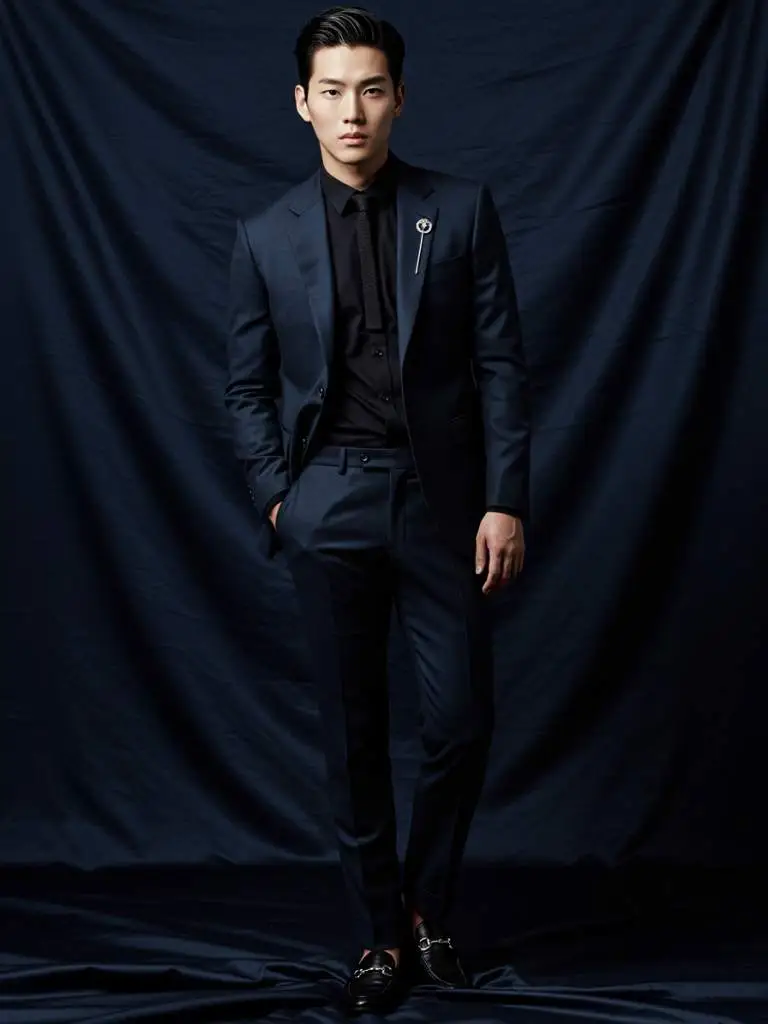 Navy Blue Suit