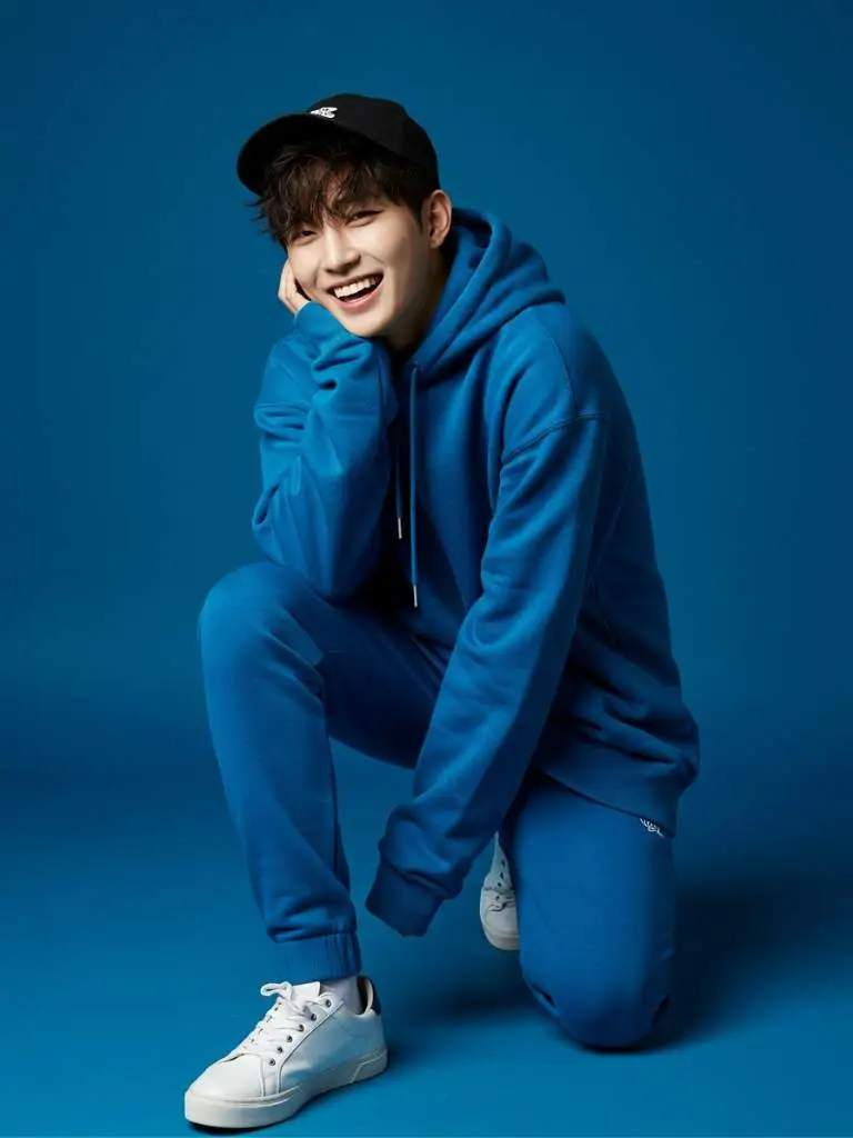 Blue Hoodie Set