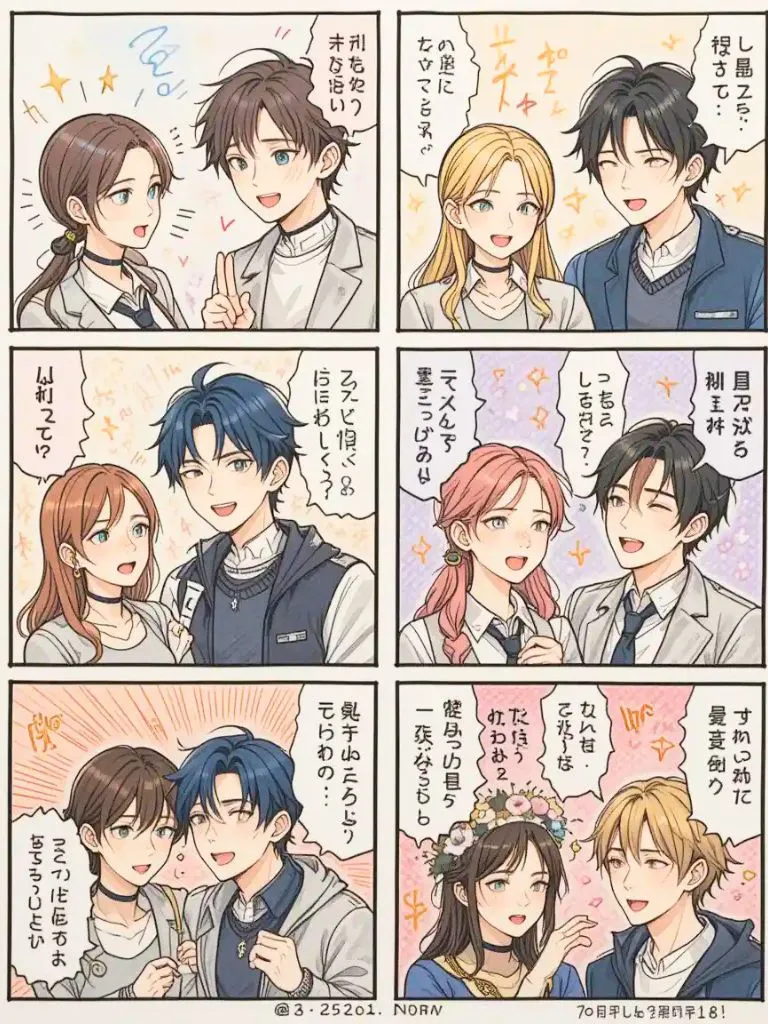 9. Fan Art Comics: Idols in Everyday Adventures