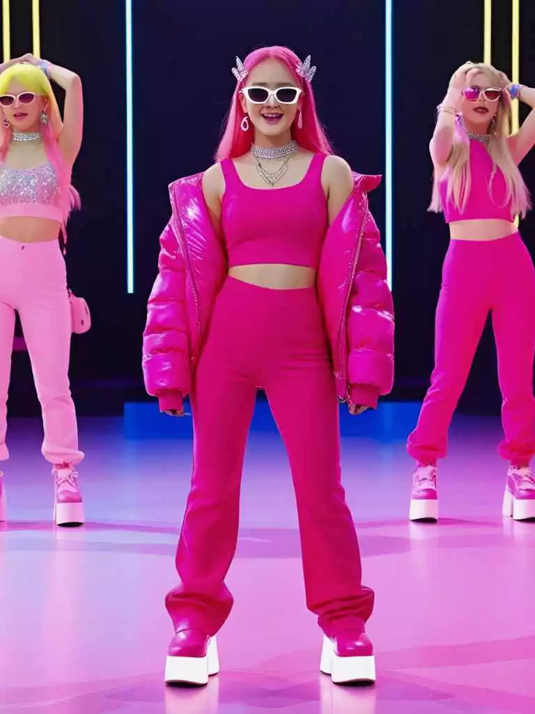 All-Pink Power Look