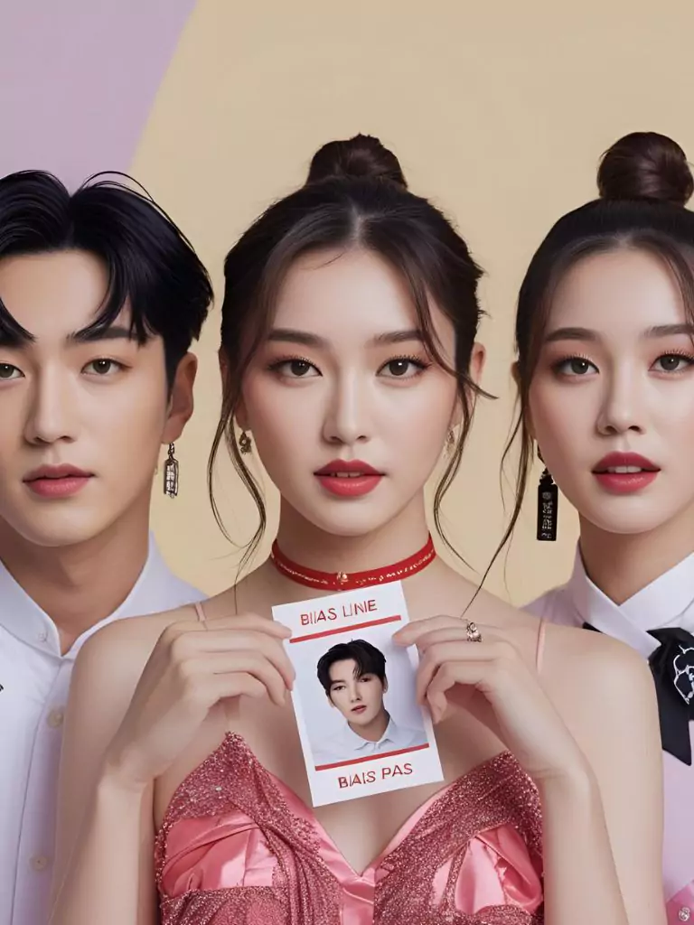 "Bias Line-Up" Photo Card Invite