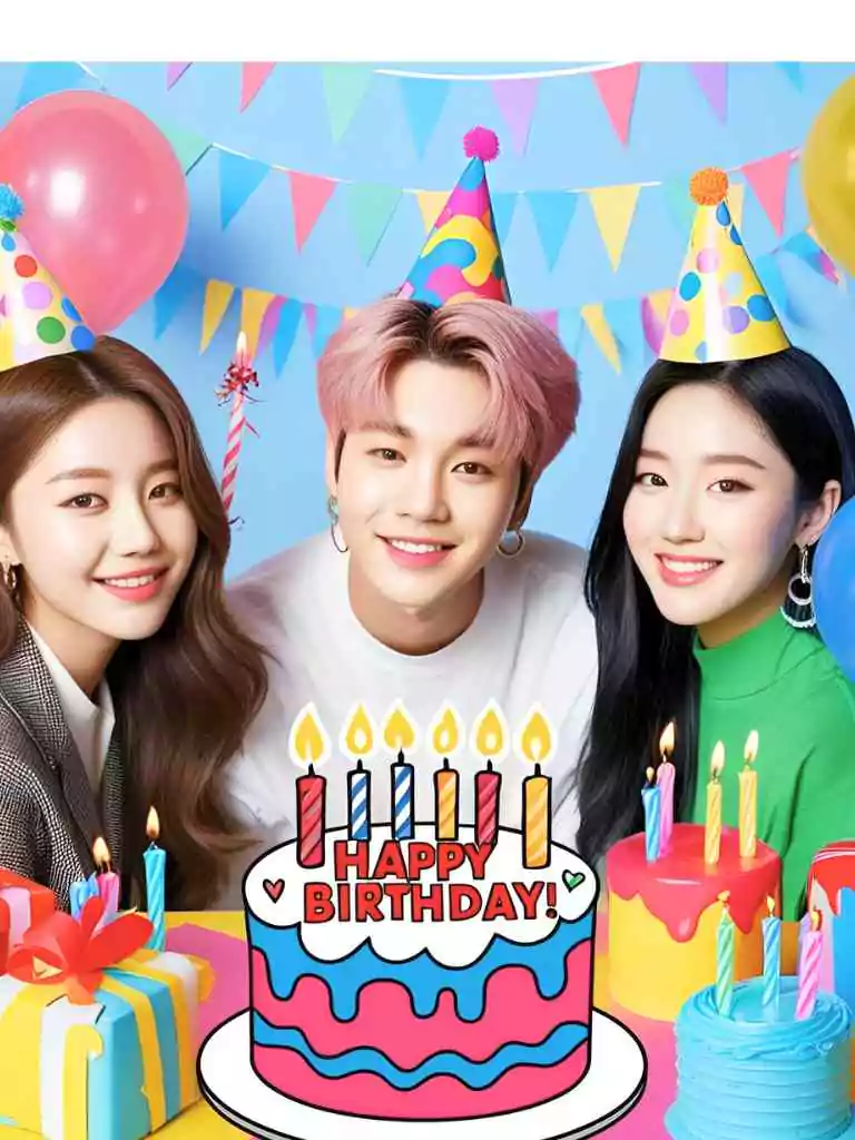 Birthday Cake and Idol Picture Mashup