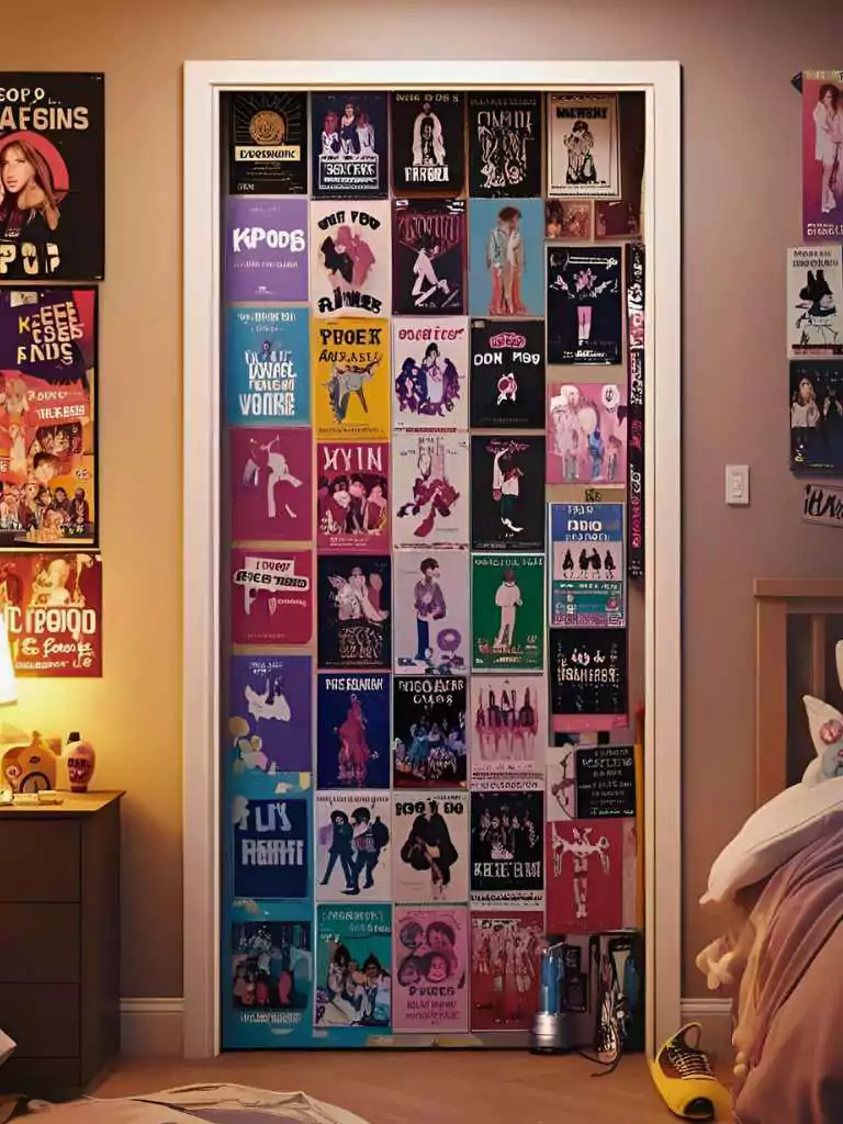 Closet Door Decor
