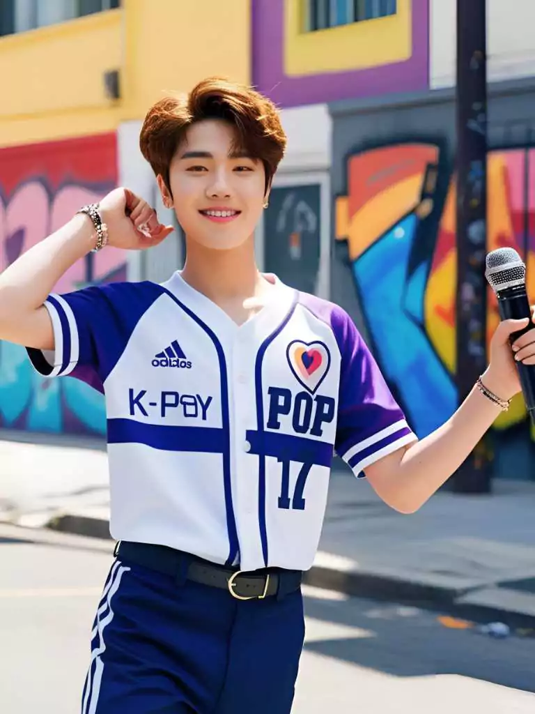 Cropped BTS Jersey + Cargo Pants = Power Moves Only