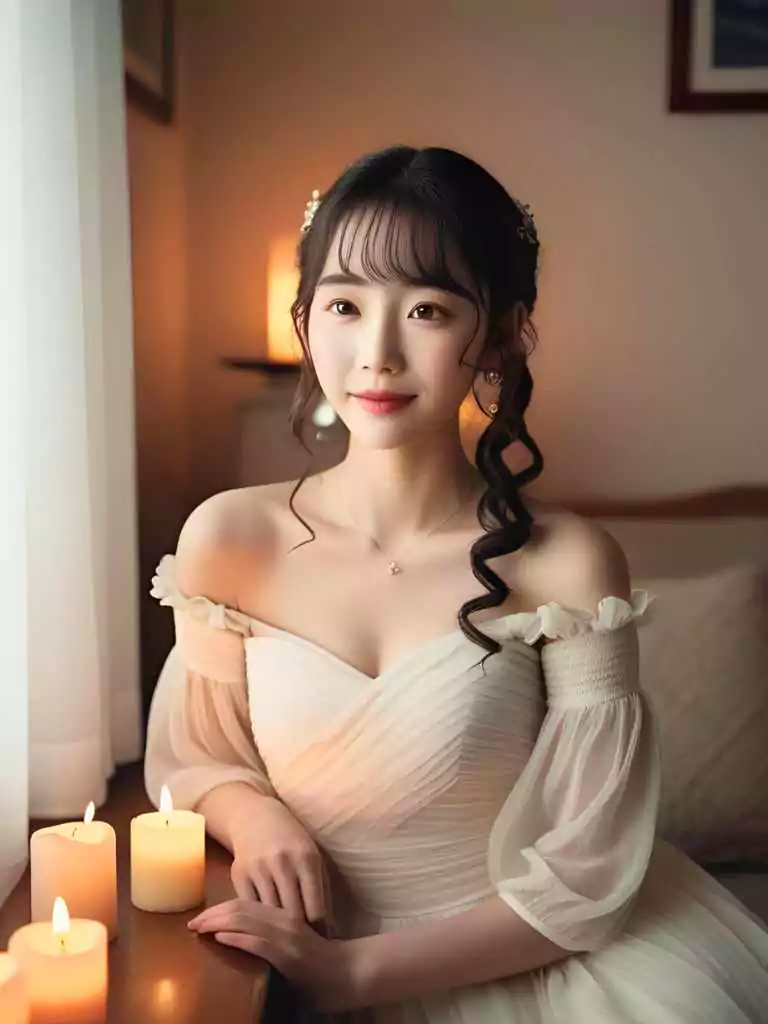 Curtain Bangs With Loose Curls