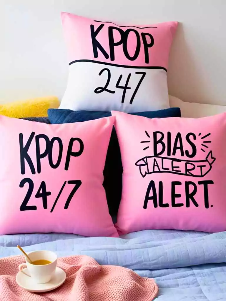 DIY K-pop Pillows