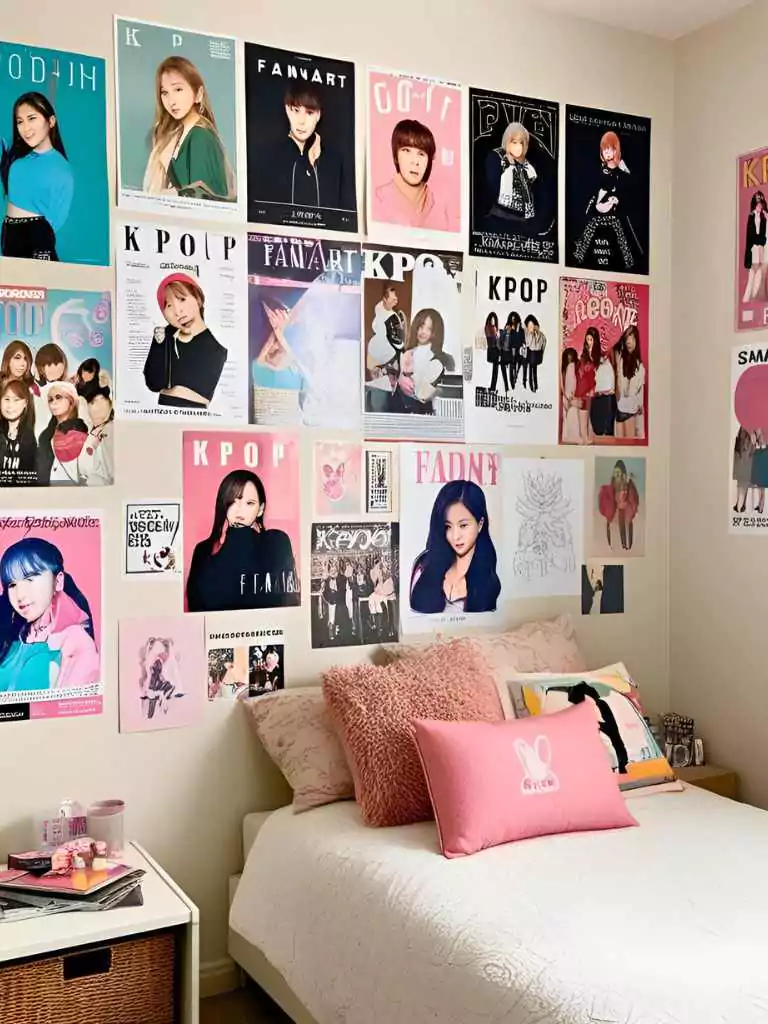 DIY Poster Collage Wall