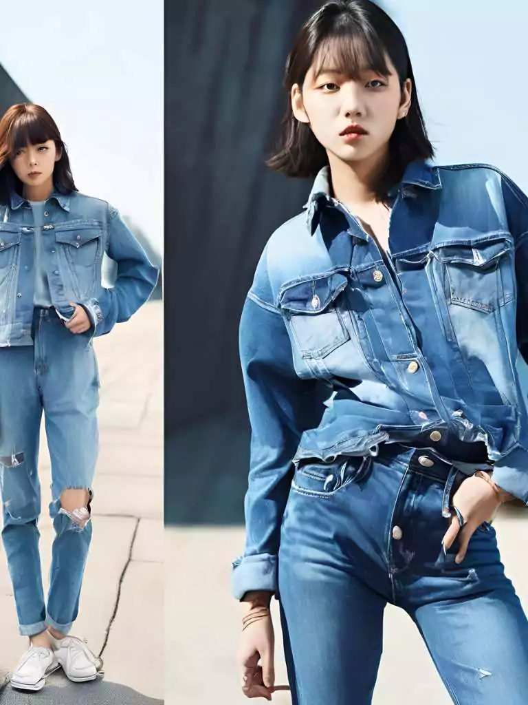 Denim on Denim Look
