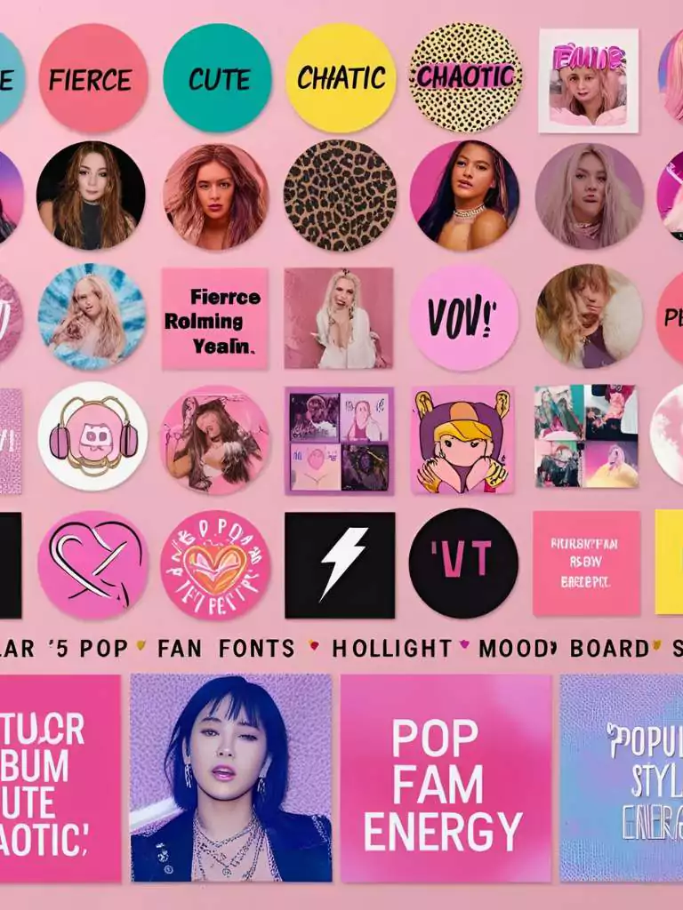 Fashion Mood Boards K-pop Style
