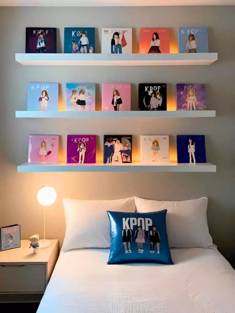 Floating Shelves for Albums