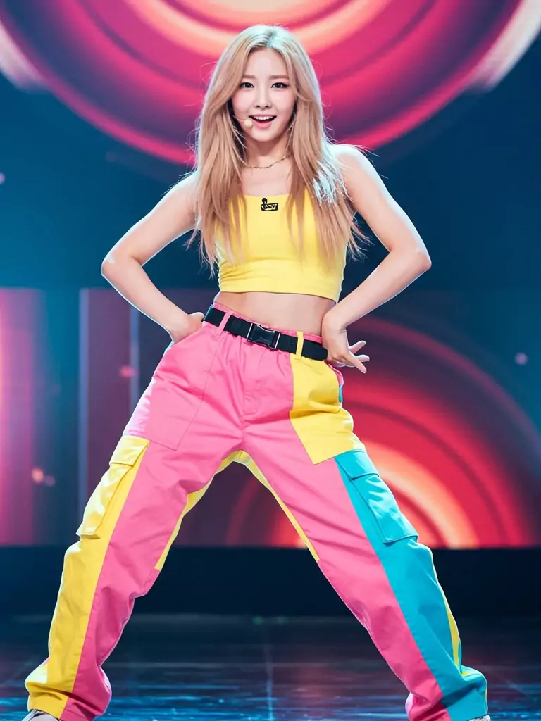 Girls’ Generation – Multi-Colored Pants for “Gee” and Sailor-Inspired for “Genie”