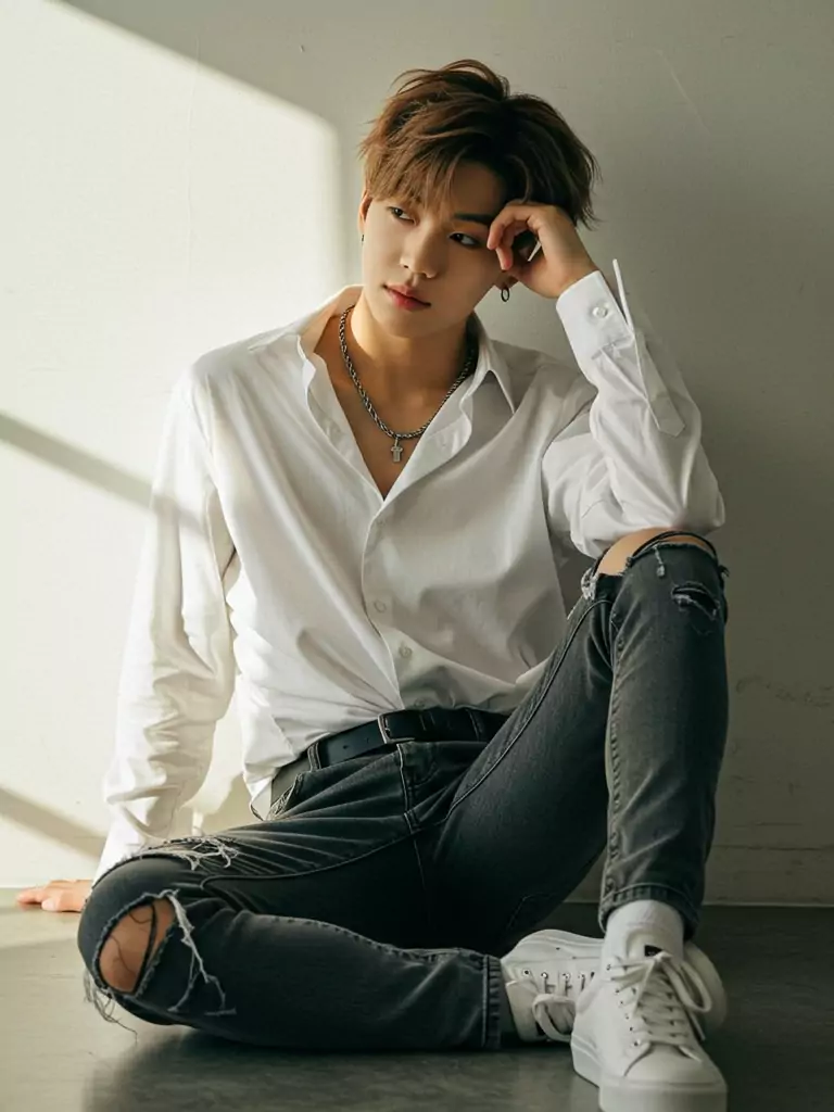 Half-Tucked Shirt Style