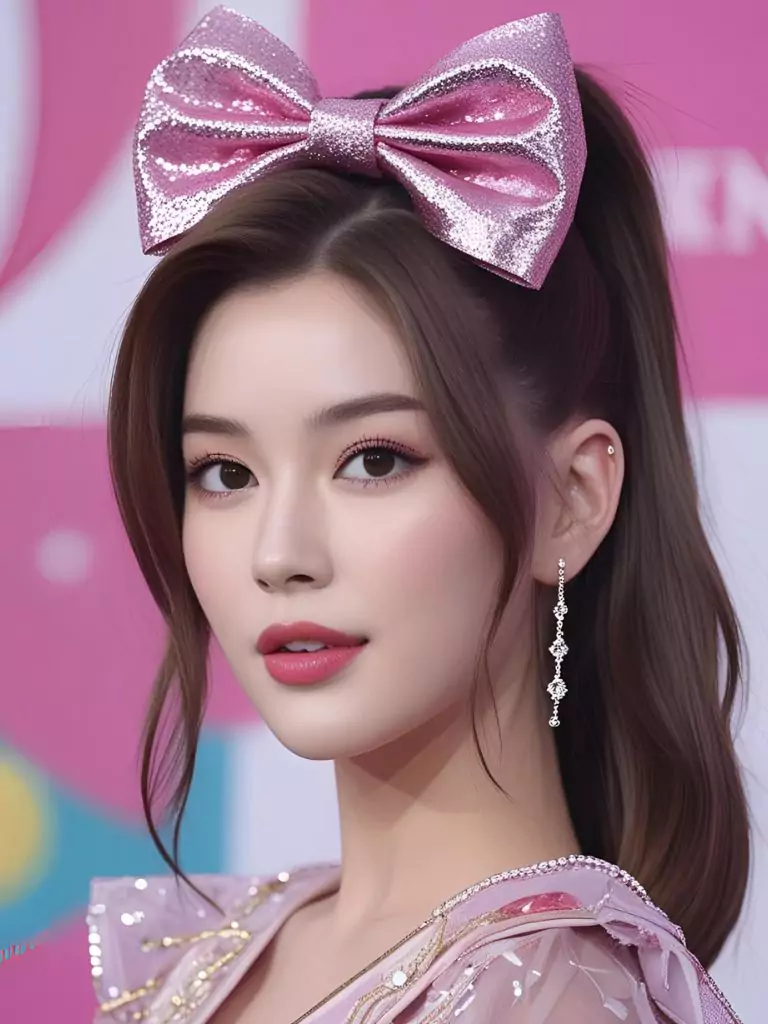 Jennie’s Bow Hairstyle