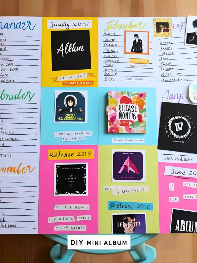 K-pop Mood Board Pages