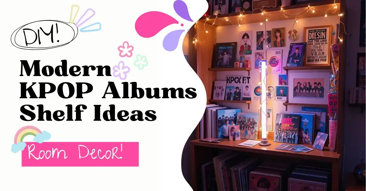 10+ DIY-Kpop Albums Shelf Creative Ideas