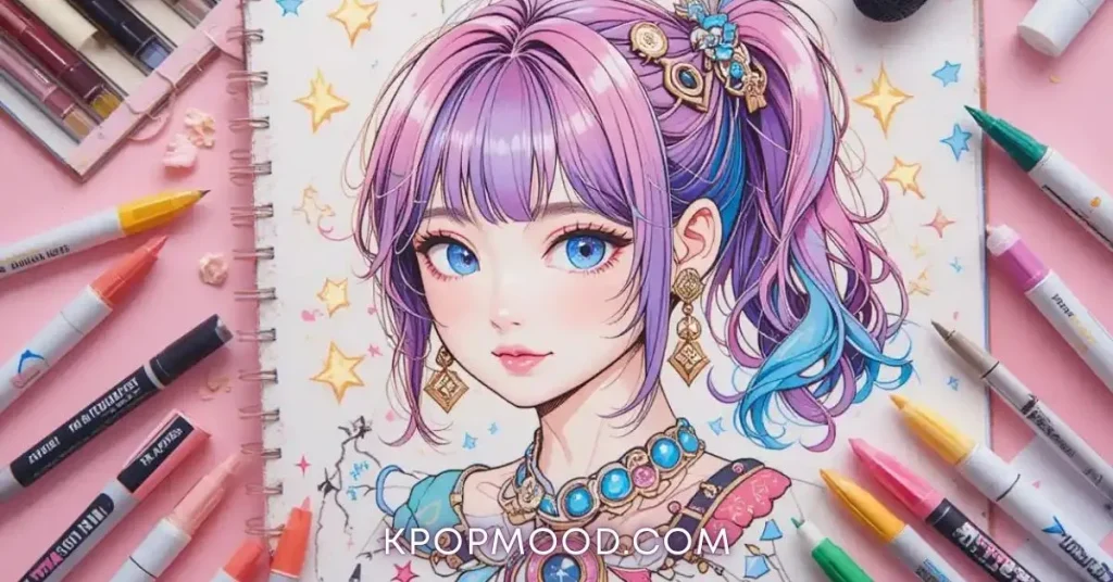 K-Pop Art with Markers: 10 Creative Ideas to Inspire Your Inner Artist