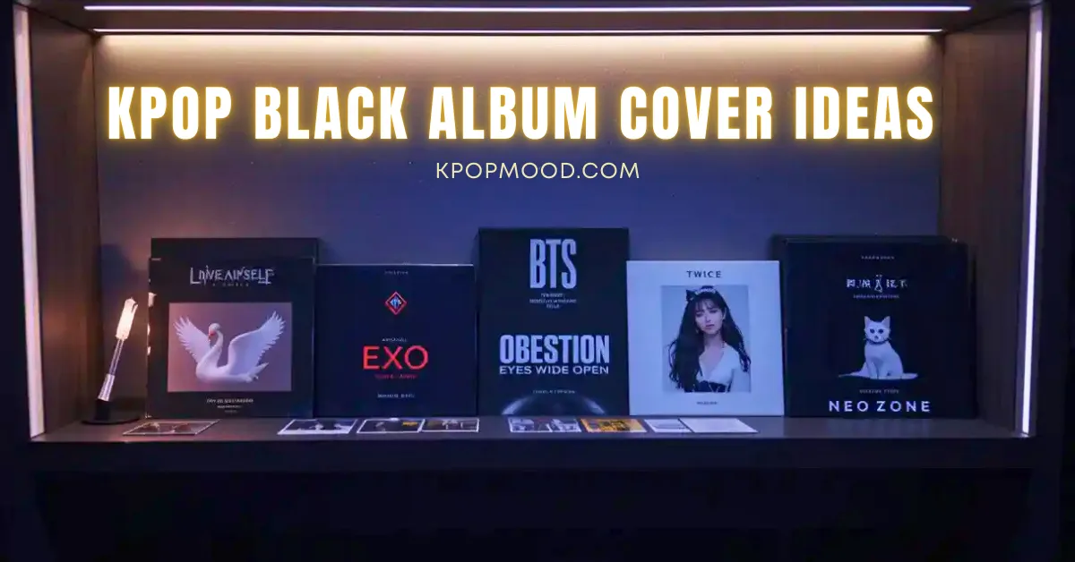 13 Sleek Black K-Pop Album Covers Every Fan Needs to Collect