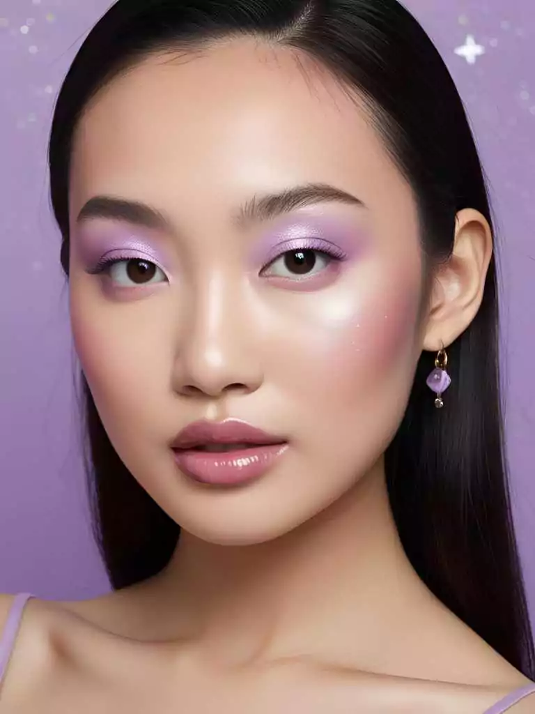 Lavender Makeup Look