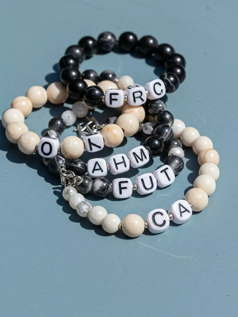 Marble and Metal Letters