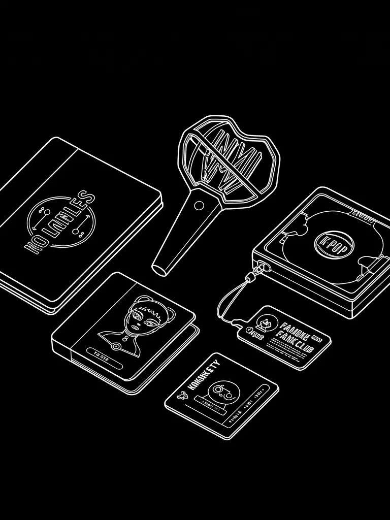 Merchandise Line Art