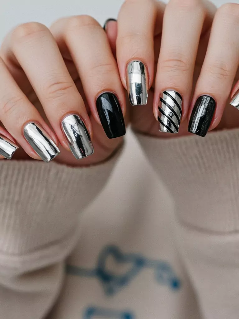 Metallic or Leather-Inspired Designs for Jaemin