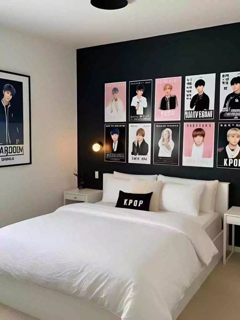 Monochrome Magic with Poster Wall