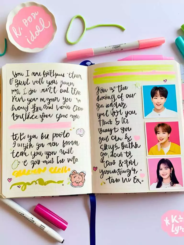 Pages with K-pop Lyrics