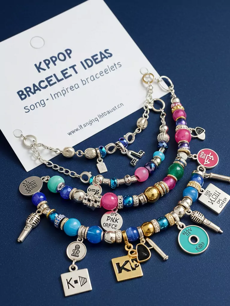 Song-Inspired Charm Bracelets