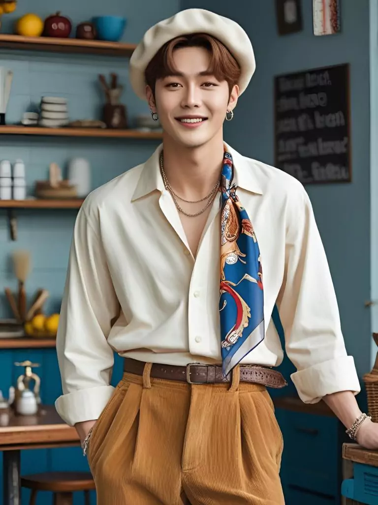 Taehyung's Art Teacher Look