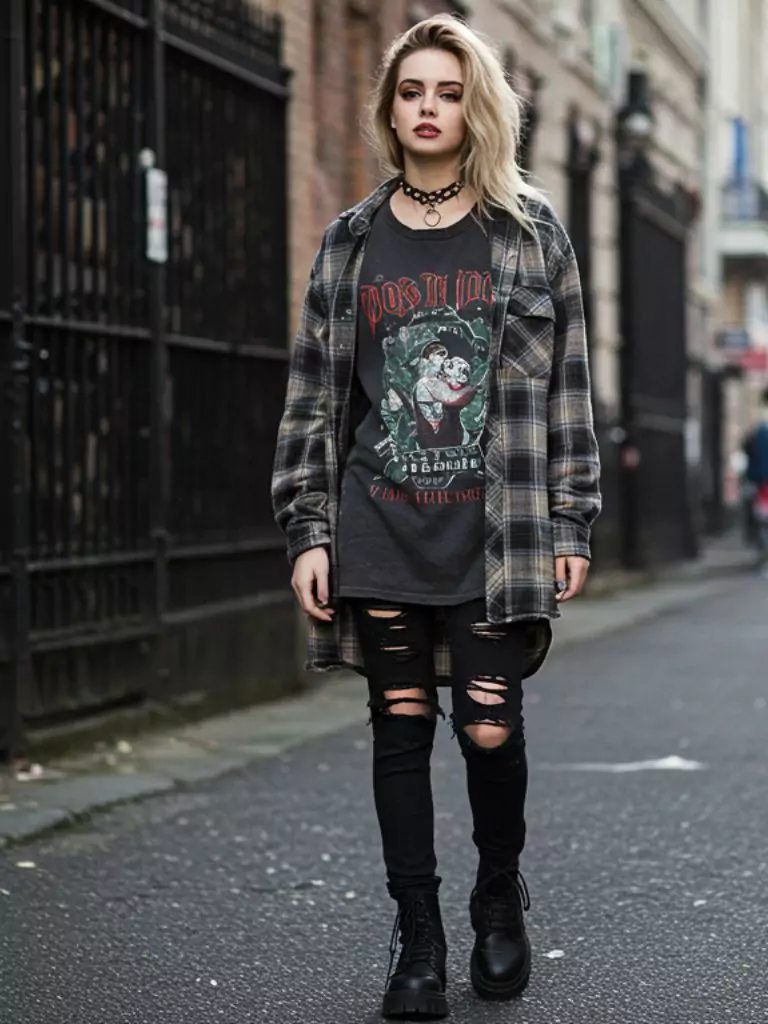 The Casual Rock Idol Outfit — Messy Hair, Sharp Looks