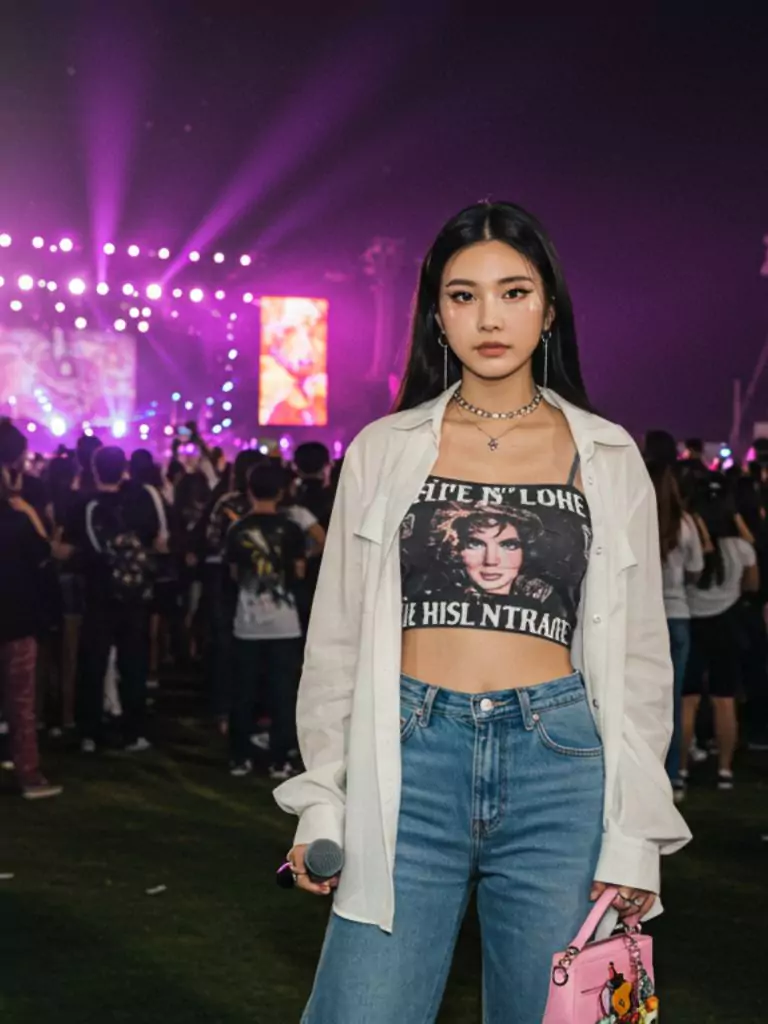 The K-pop Concert Look — Flashy but Functional