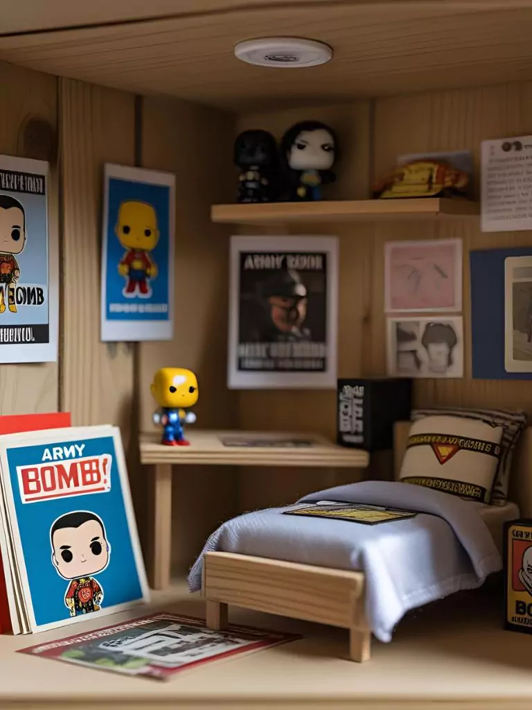 The Tiny Room-In-A-Shelf (Dollhouse style, baby)