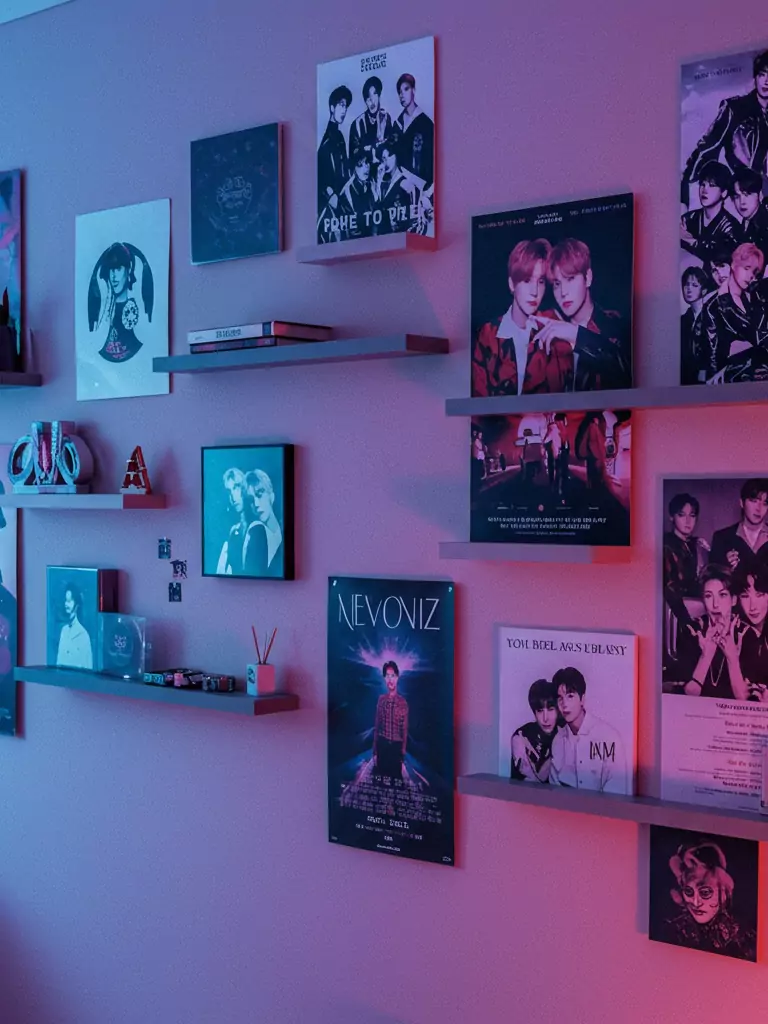 Use Floating Shelves for a 3D Display