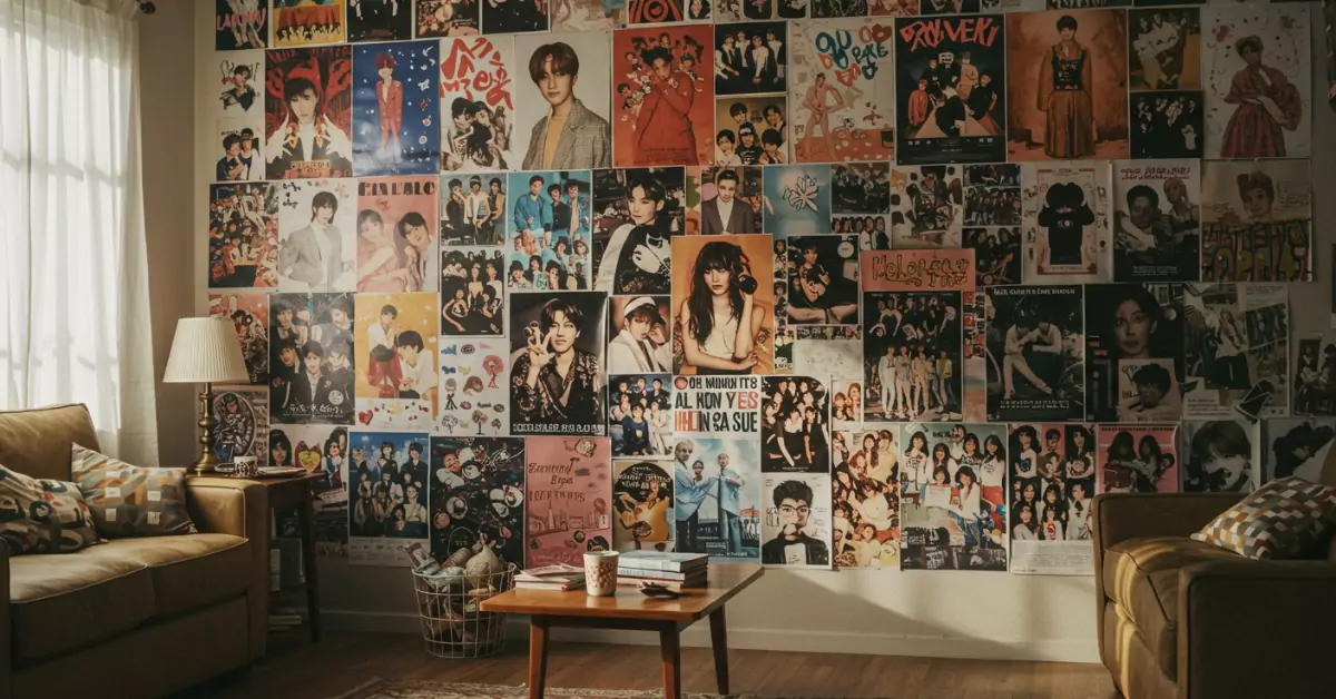 15 Creative K-Pop Poster Wall Ideas for Your Room