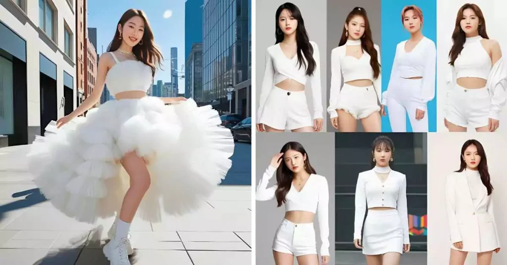 12 White K-pop Outfit Ideas That’ll Make You Feel Like a Star