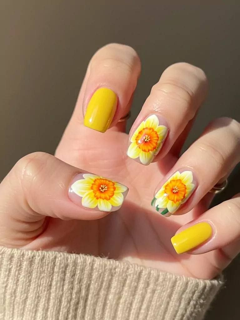 Daffodil Nails