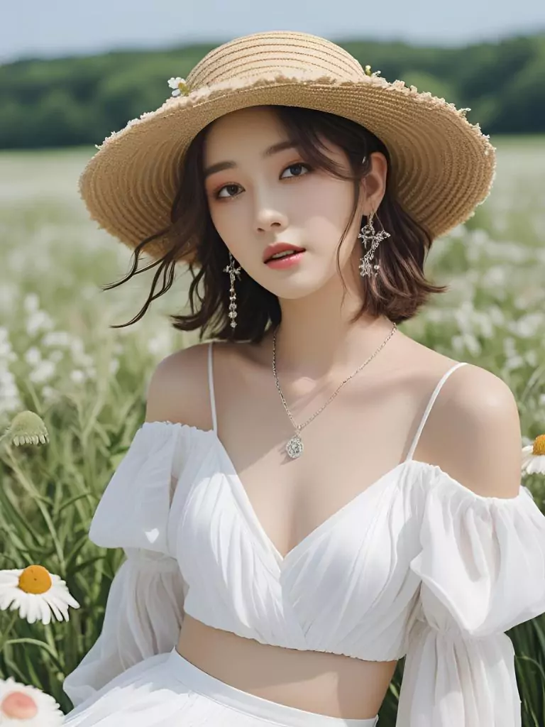 Dreamy Field Look – But Make It Kpop