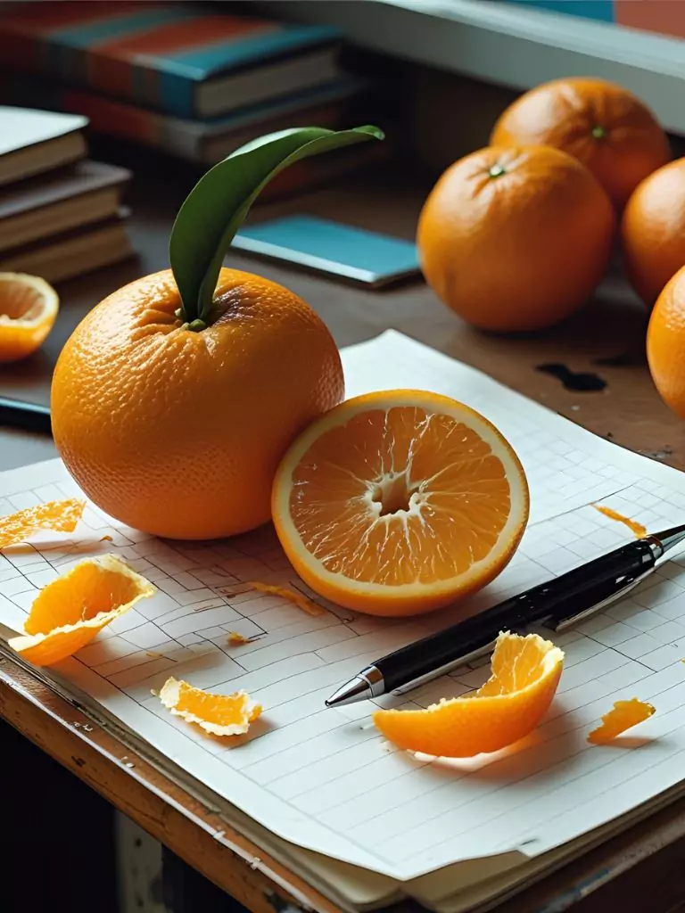 School Desks & Orange Peels