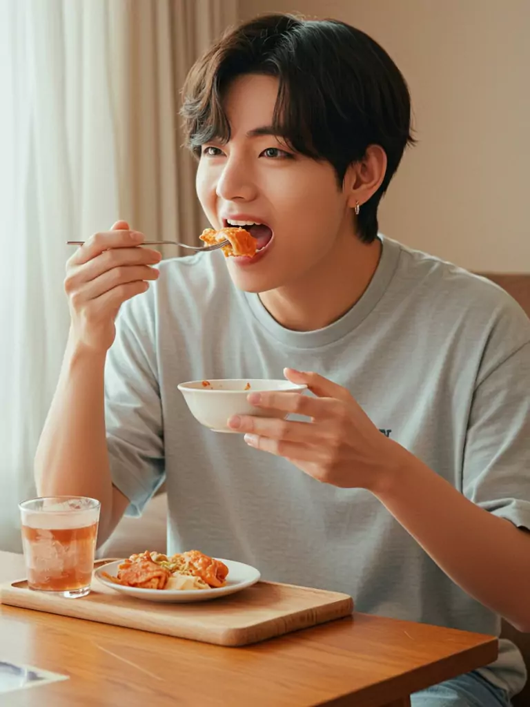 BTS V’s No-Stress Eating