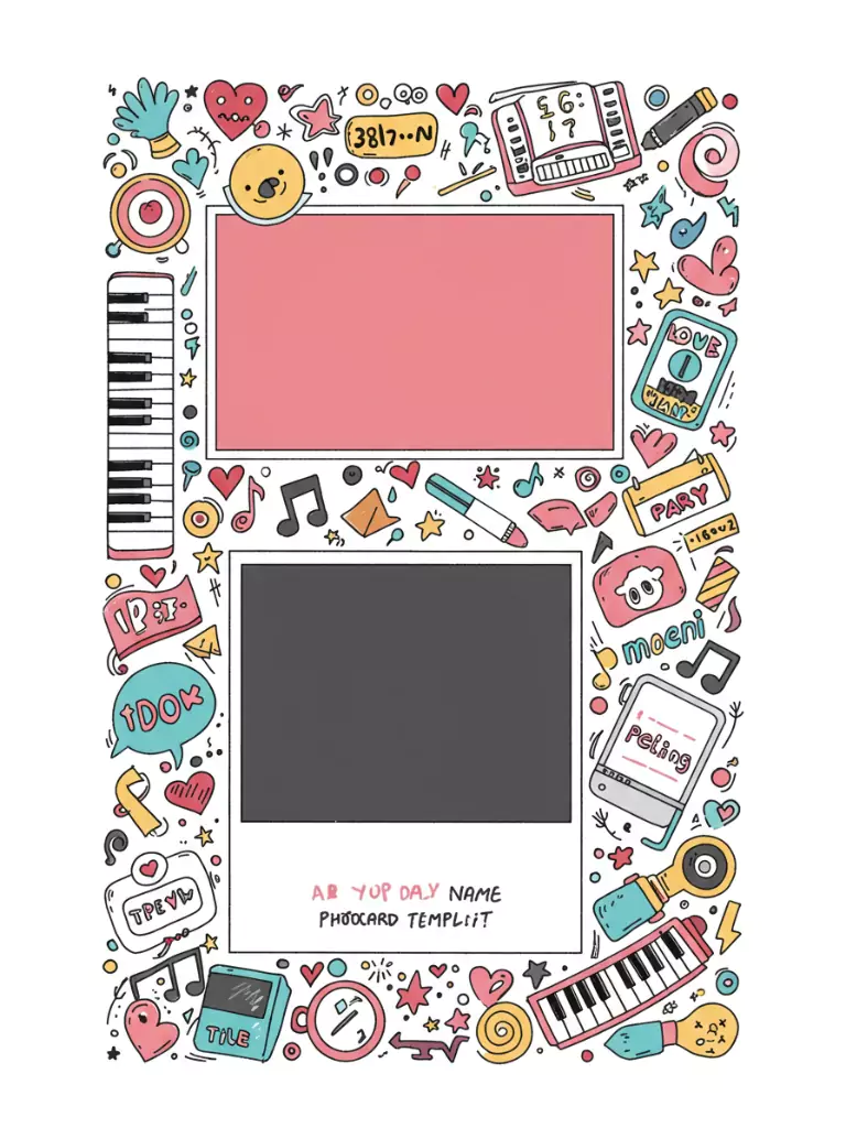 Hand-Drawn Doodle Template