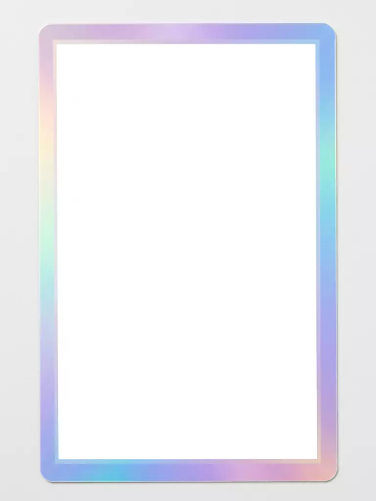 Holographic Border Template