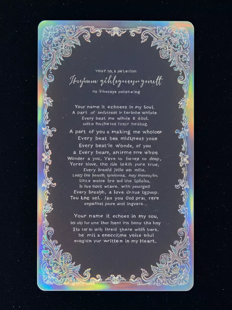 Holographic Border with Lyrics