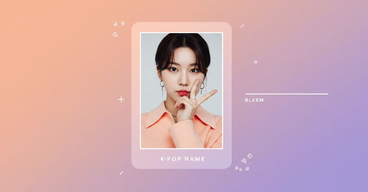 14 Simple K-Pop Photocard Templates for Young Fans to Create Their Own Cards