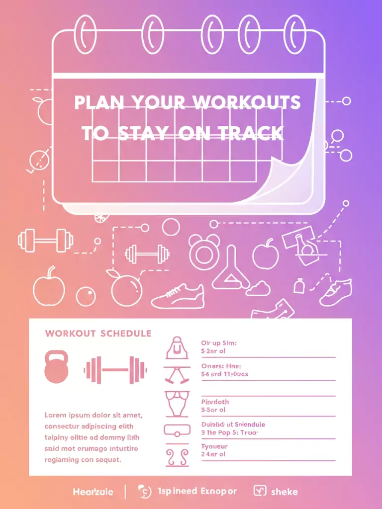Plan Your Workouts to Stay on Track