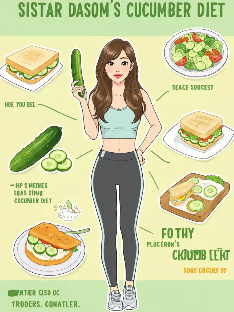 SISTAR Dasom’s Cucumber Diet